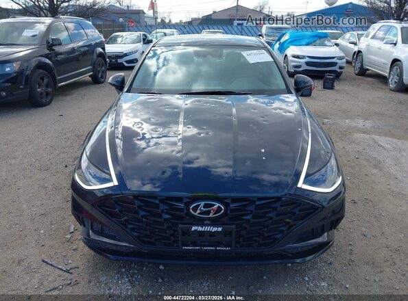 KMHL64JAXPA309856 2023 HYUNDAI SONATA Черный Вид щитка приборов