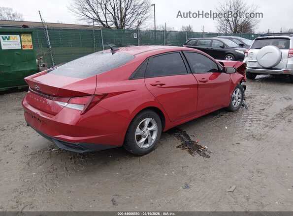 KMHLL4AGXMU128098 2021 HYUNDAI ELANTRA Красный Задняя правая четверть