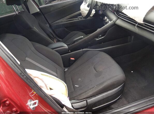 KMHLL4AGXMU128098 2021 HYUNDAI ELANTRA Красный Вид салона спереди