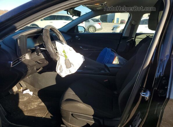 KMHLL4DG5SU867176 2025 HYUNDAI ELANTRA Черный Вид салона спереди