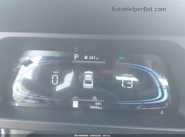 KMHLL4DGXRU828920 2024 HYUNDAI ELANTRA Gray Widok tylnych siedzeń
