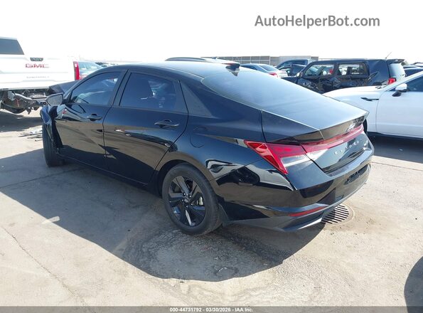 KMHLM4AJ5PU077719 2023 HYUNDAI ELANTRA HYBRID Черный Задняя левая четверть