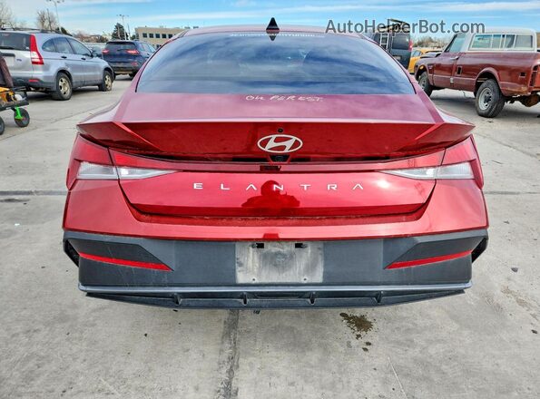 KMHLM4DG4RU833575 2024 HYUNDAI ELANTRA Красный Вид сзади