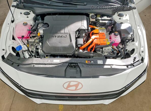 KMHLM4DJXTU190653 2026 HYUNDAI ELANTRA Белый Вид задней части салона