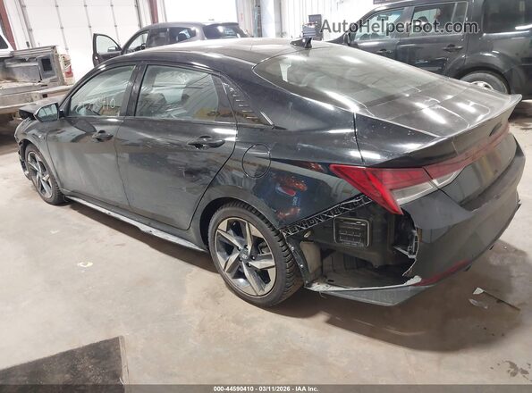 KMHLR4AF0PU554117 2023 HYUNDAI ELANTRA Black Հետևի ձախ