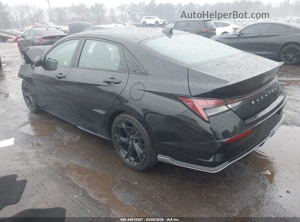 KMHLR4DF9SU864948 2025 HYUNDAI ELANTRA Черный Задняя левая четверть