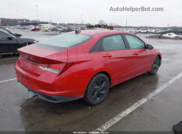 KMHLS4AG4NU293326 2022 HYUNDAI ELANTRA Red Задня права чверть