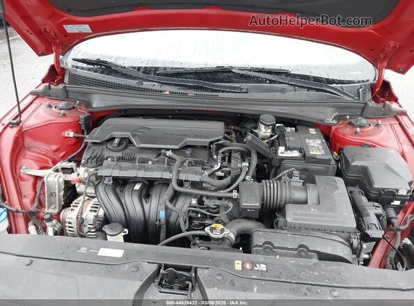 KMHLS4AG4NU293326 2022 HYUNDAI ELANTRA Red Вид ззаду