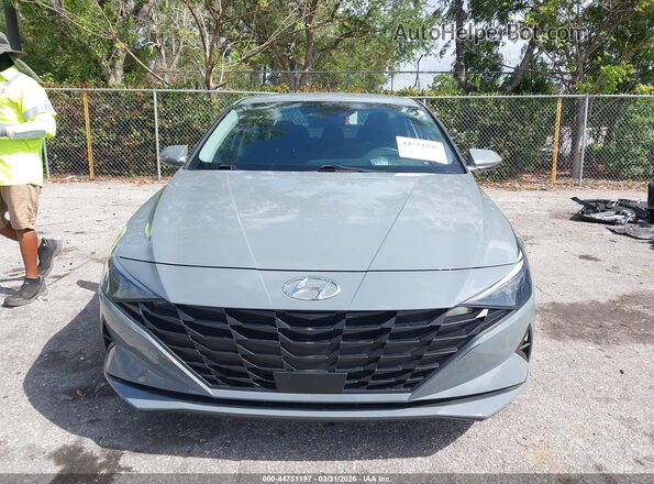 KMHLS4AG5PU441101 2023 HYUNDAI ELANTRA Gray Vista del cuadro de instrumentos