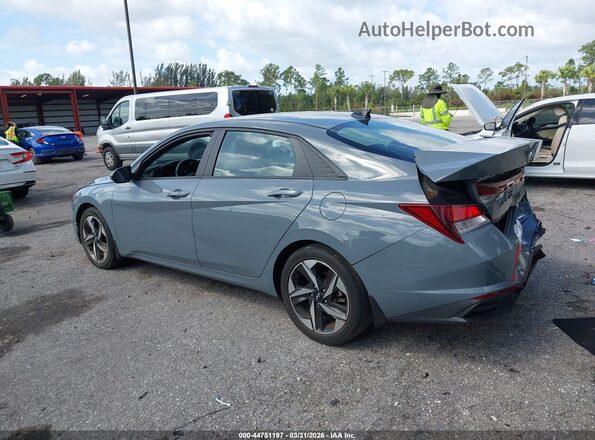 KMHLS4AG5PU441101 2023 HYUNDAI ELANTRA Gray Trasero izquierdo