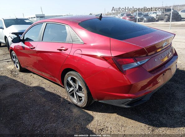 KMHLS4AG5PU618844 2023 HYUNDAI ELANTRA Red Tył lewy