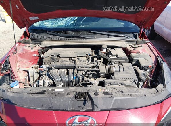 KMHLS4AG5PU618844 2023 HYUNDAI ELANTRA Red Widok z tyłu