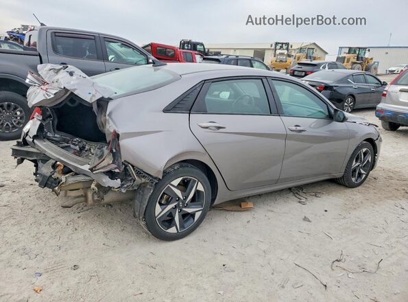 KMHLS4AG6PU386125 2023 HYUNDAI ELANTRA Серебряный Задняя правая четверть