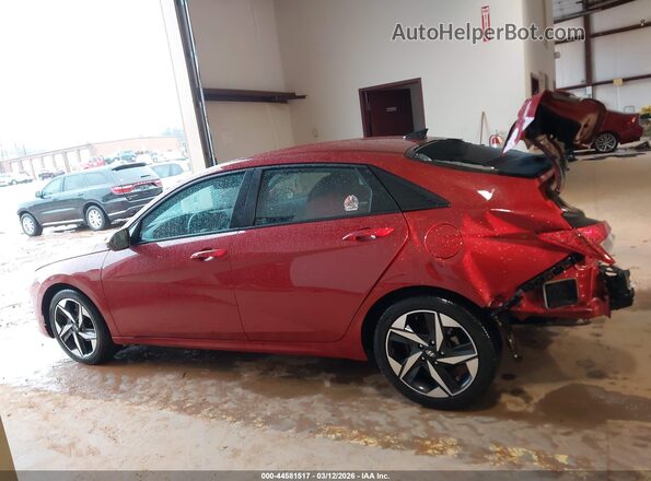 KMHLS4AG6PU463527 2023 HYUNDAI ELANTRA Красный Панорамный вид салона 360°