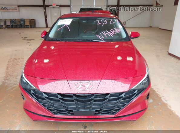 KMHLS4AG6PU463527 2023 HYUNDAI ELANTRA Красный Вид щитка приборов