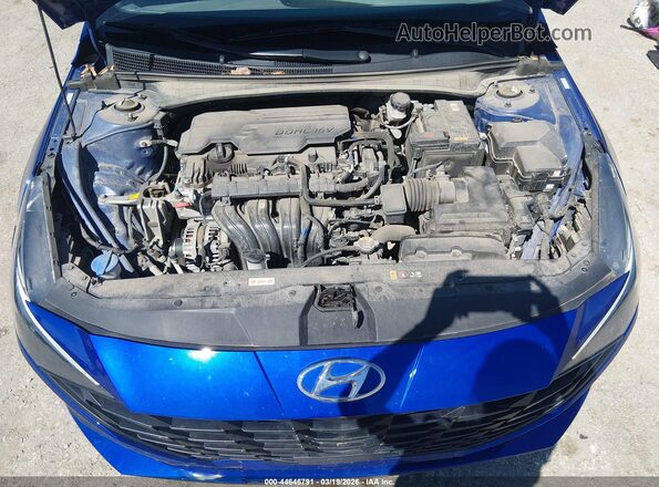 KMHLS4AG9PU431137 2023 HYUNDAI ELANTRA Синий Вид сзади