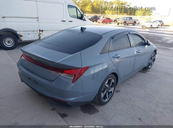 KMHLS4AGXPU442521 2023 HYUNDAI ELANTRA Gray Trasero derecho