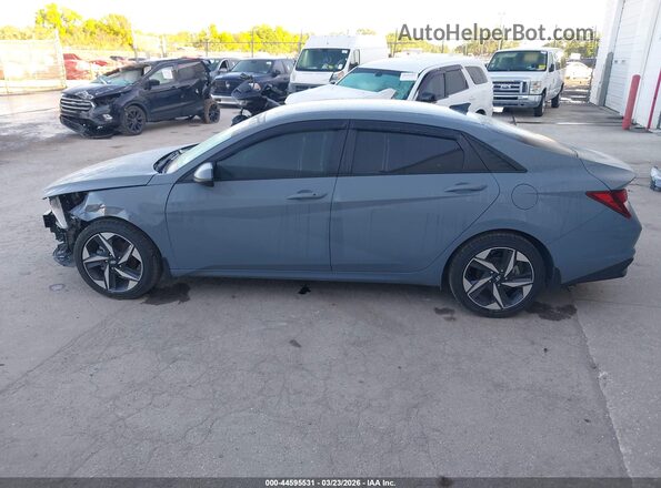 KMHLS4AGXPU442521 2023 HYUNDAI ELANTRA Gray Vista interior de 360 grados