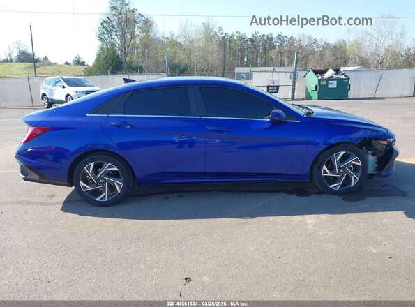 KMHLS4DG0RU832428 2024 HYUNDAI ELANTRA Синий Панорамный вид салона 360°