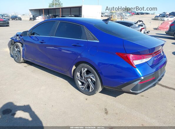 KMHLS4DG0RU832428 2024 HYUNDAI ELANTRA Синий Задняя левая четверть