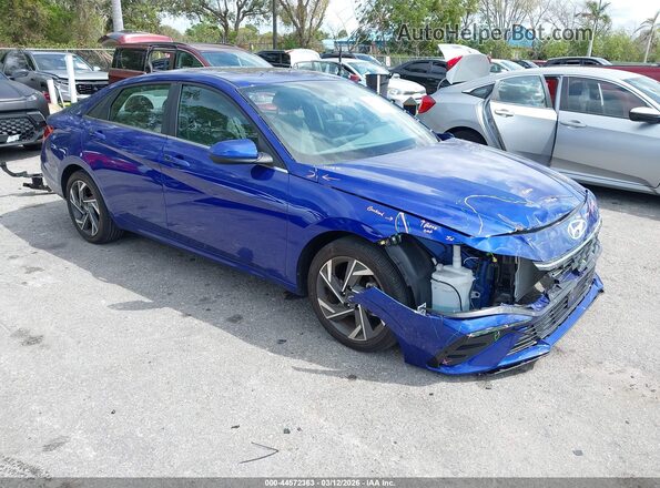 KMHLS4DG2RU815601 2024 HYUNDAI ELANTRA Синий Передняя правая четверть