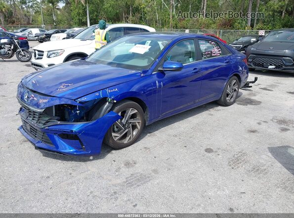 KMHLS4DG2RU815601 2024 HYUNDAI ELANTRA Синий Передняя левая четверть