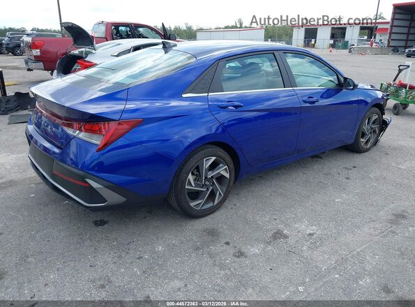 KMHLS4DG2RU815601 2024 HYUNDAI ELANTRA Синий Задняя правая четверть