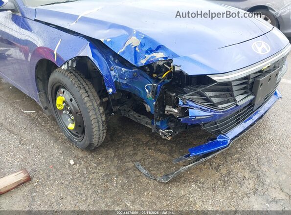 KMHLS4DG3SU038867 2025 HYUNDAI ELANTRA Blue Вид спереду