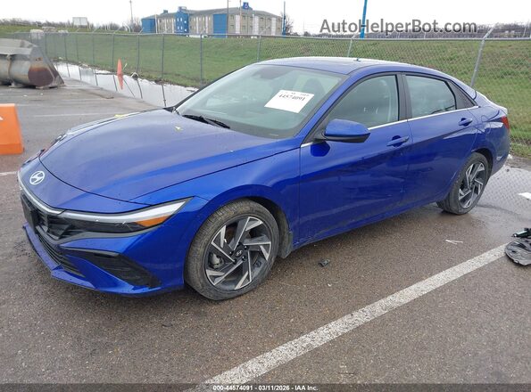 KMHLS4DG3SU038867 2025 HYUNDAI ELANTRA Blue Передня ліва чверть