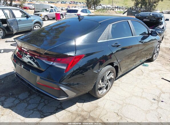 KMHLS4DG4RU652871 2024 HYUNDAI ELANTRA Черный Задняя правая четверть