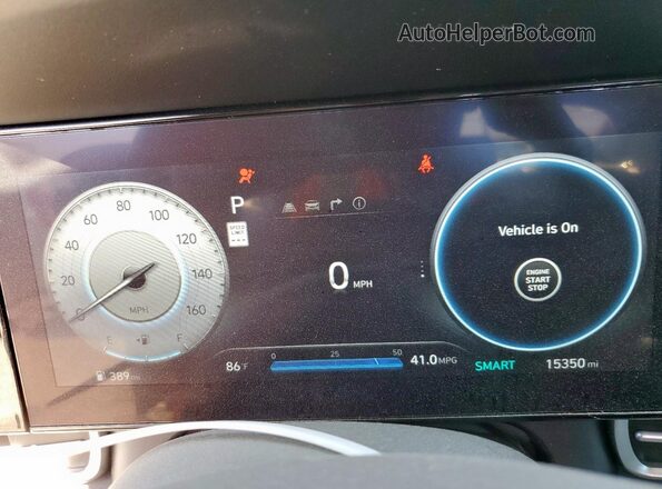 KMHLS4DG5RU822221 2024 HYUNDAI ELANTRA Gray ხელსაწყოთა პანელის ხედი