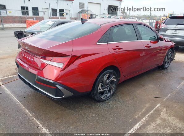 KMHLS4DG6RU708888 2024 HYUNDAI ELANTRA Red Tył prawy