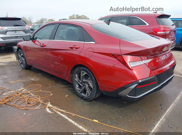 KMHLS4DG6RU708888 2024 HYUNDAI ELANTRA Red Tył lewy