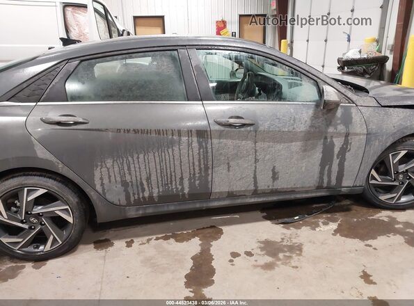 KMHLS4DG6SU031007 2025 HYUNDAI ELANTRA Gray Rear interior view