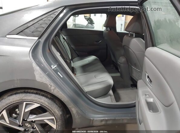 KMHLS4DG6SU031007 2025 HYUNDAI ELANTRA Gray VIN sticker view