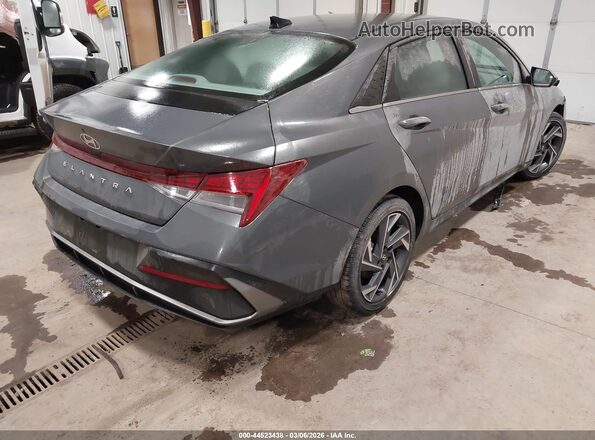 KMHLS4DG6SU031007 2025 HYUNDAI ELANTRA Gray Rear right
