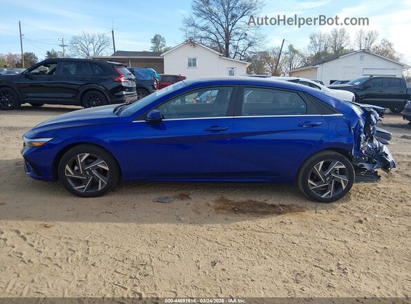 KMHLS4DG7RU733878 2024 HYUNDAI ELANTRA Синий 