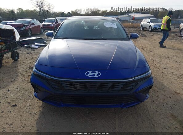 KMHLS4DG7RU733878 2024 HYUNDAI ELANTRA Синий Вид задней части салона