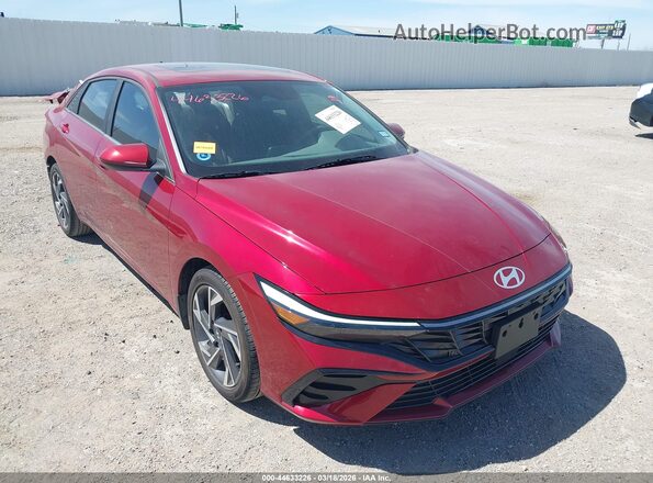 KMHLS4DG8RU791319 2024 HYUNDAI ELANTRA Красный Передняя правая четверть