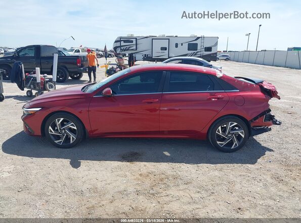KMHLS4DG8RU791319 2024 HYUNDAI ELANTRA Красный Панорамный вид салона 360°
