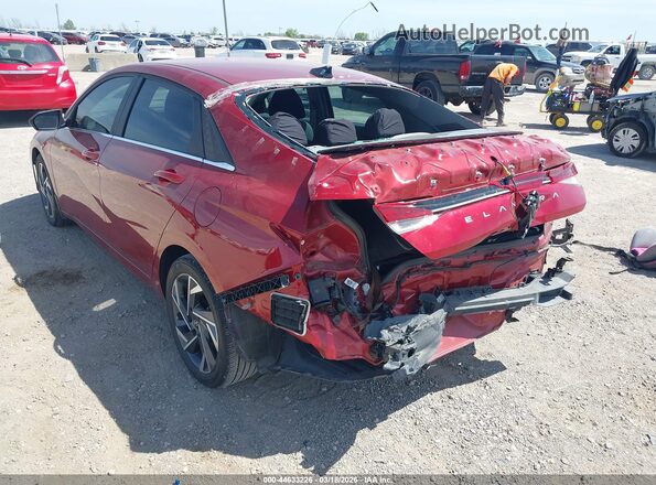 KMHLS4DG8RU791319 2024 HYUNDAI ELANTRA Красный Задняя левая четверть