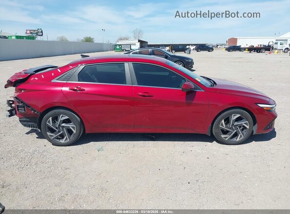 KMHLS4DG8RU791319 2024 HYUNDAI ELANTRA Красный Вид задней части салона