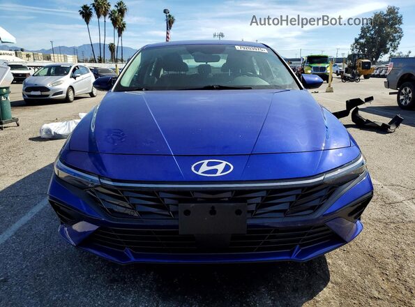KMHLS4DG8SU908385 2025 HYUNDAI ELANTRA Blue Widok z przodu