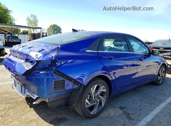 KMHLS4DG8SU908385 2025 HYUNDAI ELANTRA Blue Tył prawy