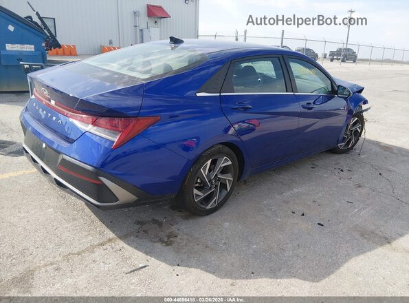 KMHLS4DG8SU914249 2025 HYUNDAI ELANTRA Blue Rear right