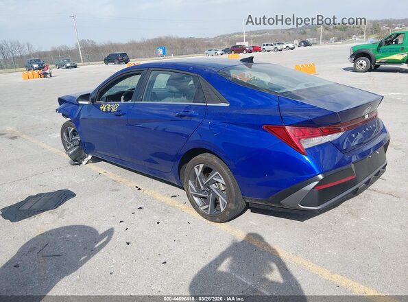 KMHLS4DG8SU914249 2025 HYUNDAI ELANTRA Blue Rear left
