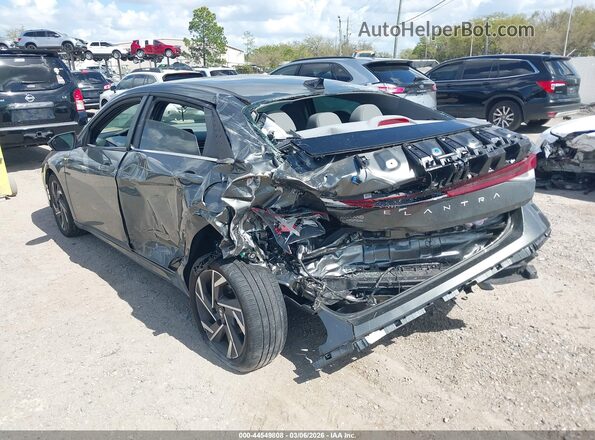 KMHLS4DG8SU943069 2025 HYUNDAI ELANTRA Серый Задняя левая четверть