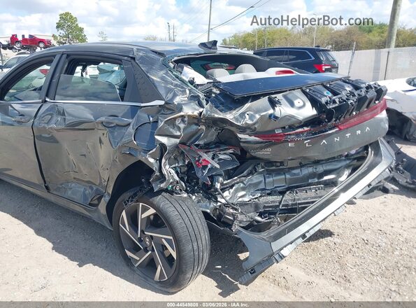 KMHLS4DG8SU943069 2025 HYUNDAI ELANTRA Серый Вид спереди