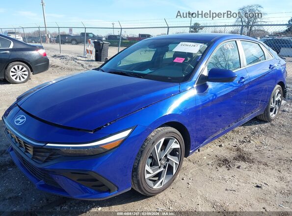 KMHLS4DGXSU031852 2025 HYUNDAI ELANTRA Blue Przód lewy