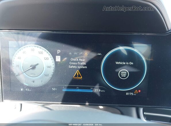 KMHLS4DGXSU031852 2025 HYUNDAI ELANTRA Blue Widok tylnych siedzeń